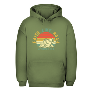 Unisex Oversize Hoodie faith like noah nebrews 11:7