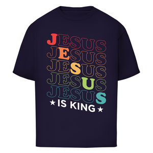 Oversize T-Shirt jesus is king retro