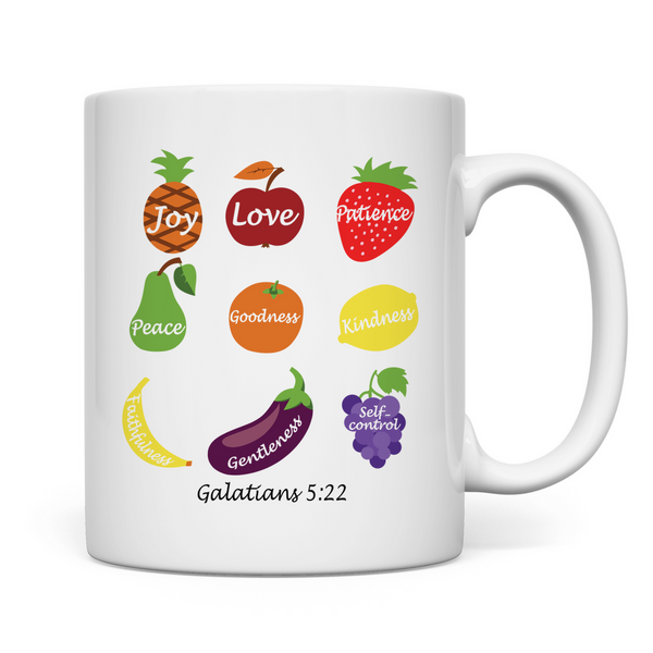 Tasse joy love peace galatians 5:22