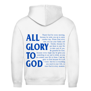 Herren Hoodie all glory to god