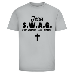Herren T-Shirt jesus swag