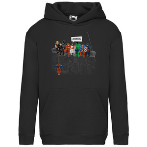 Kinder Hoodie superhelden parodie