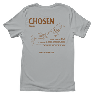 Damen T-Shirt chosen by god 2 thessalonians 2:13