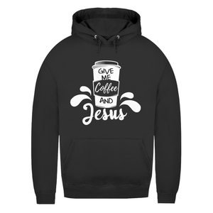 Damen Hoodie give me coffee and jesus