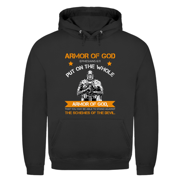 Herren Hoodie armor of god ephesians 6:11