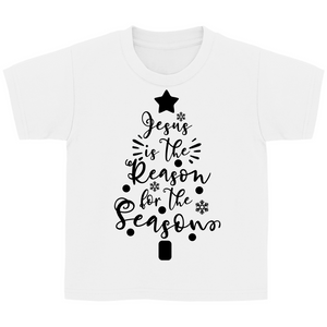 Kinder T-Shirt jesus is the reason tannenbaum