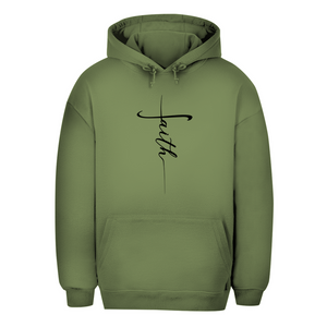 Unisex Oversize Hoodie faith kreuz