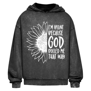 Oversize Washed Hoodie god rolled my that way