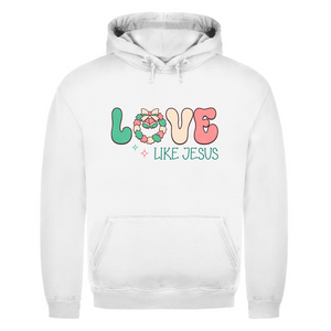 Herren Hoodie love like jesus