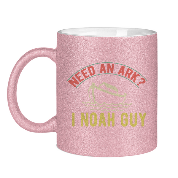 Glitzertasse need an ark i noah guy