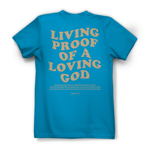 Damen Bio T-Shirt a loving god 1 john 4:9-10