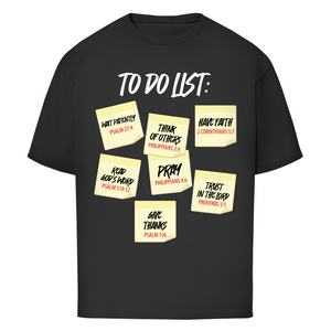 Oversize T-Shirt to do list