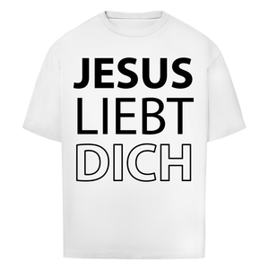 Oversize T-Shirt jesus liebt dich
