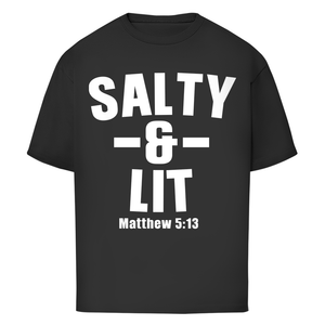 Oversize T-Shirt salty and lit matthew 5:13