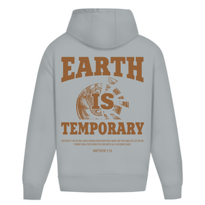 Oversize Hoodie Ohne Kordel earth ist temporary matthew 5:18