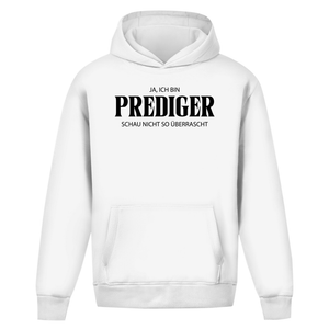 Oversize Hoodie Ohne Kordel ja ich bin prediger