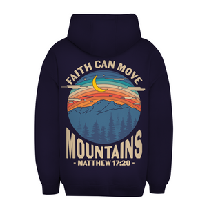 Unisex Oversize Hoodie faith can move mountains matthew 17:20