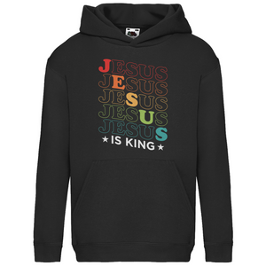 Kinder Hoodie jesus is king