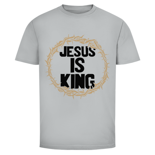 Herren T-Shirt jesus is king dornenkrone