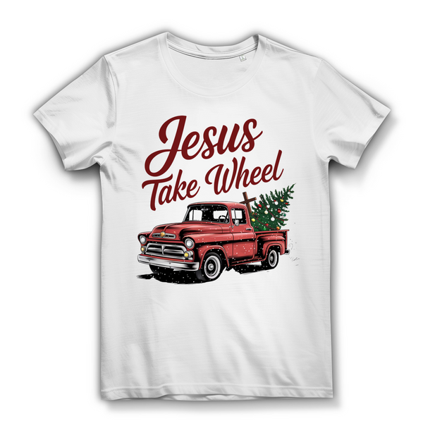 Damen Bio T-Shirt jesus take wheel