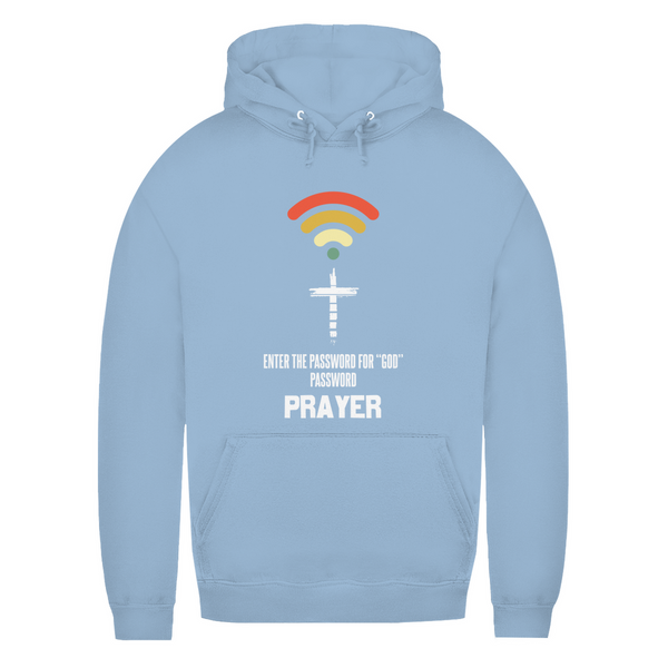 Damen Hoodie enter the password for god