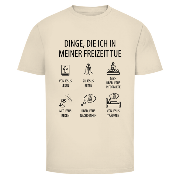 Herren T-Shirt dinge die ich in meiner freizeit tue