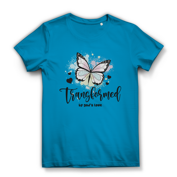 Damen Bio T-Shirt transformed by gods love