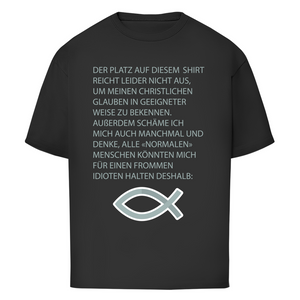 Oversize T-Shirt ICHTHYS spruch