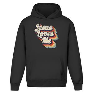 Oversize Hoodie Ohne Kordel jesus loves me