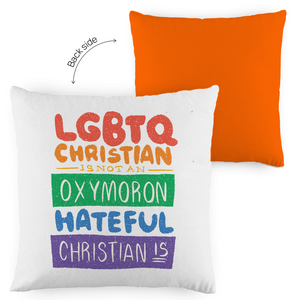 Kopfkissen zweifarbig lgbt christlich