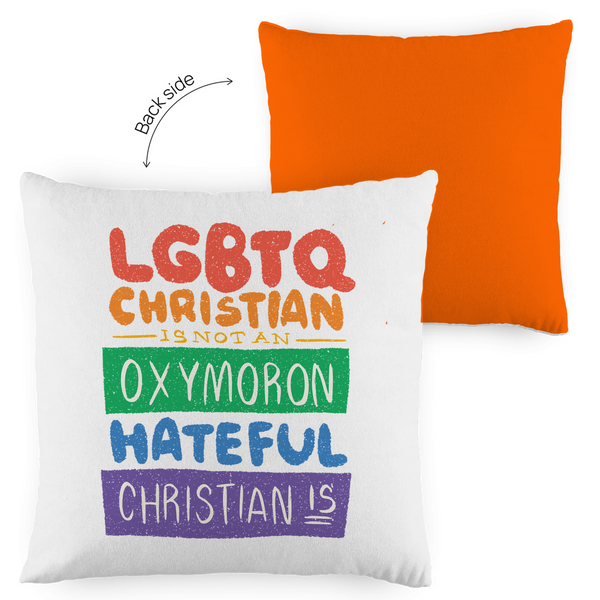 Kopfkissen zweifarbig lgbt christlich