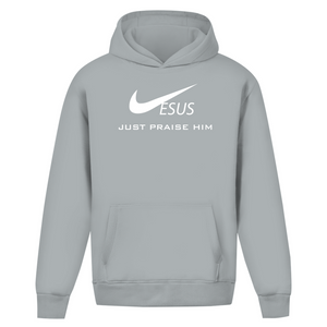 Oversize Hoodie Ohne Kordel jesus just praise him