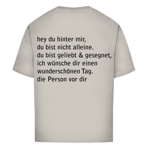 Oversize T-Shirt hey du hinter mir