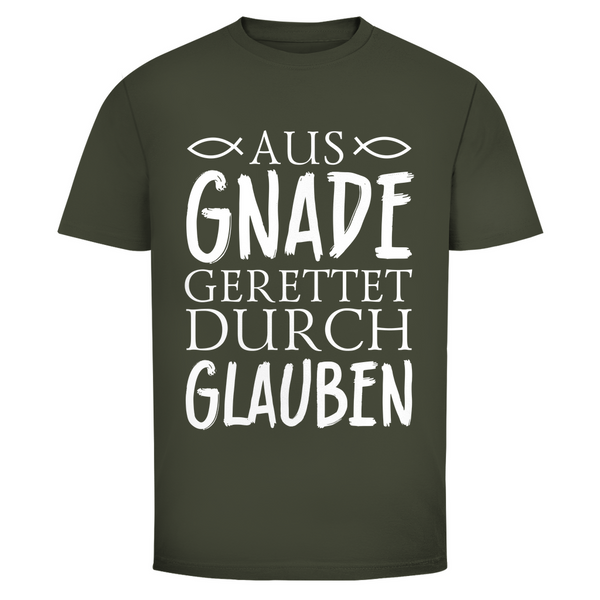 Herren T-Shirt aus gnade gerettet