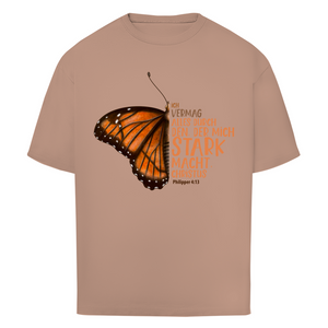 Oversize T-Shirt der mich stark macht schmetterling