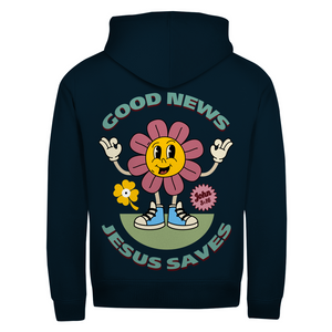 Zipper Hoodie good news jesus saves