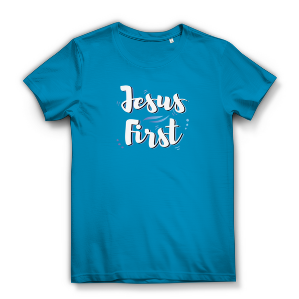 Damen Bio T-Shirt jesus first