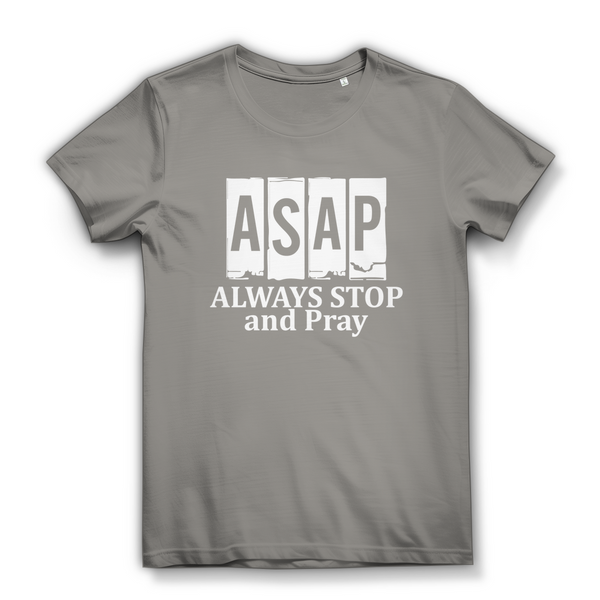 Damen Bio T-Shirt always stop and pray