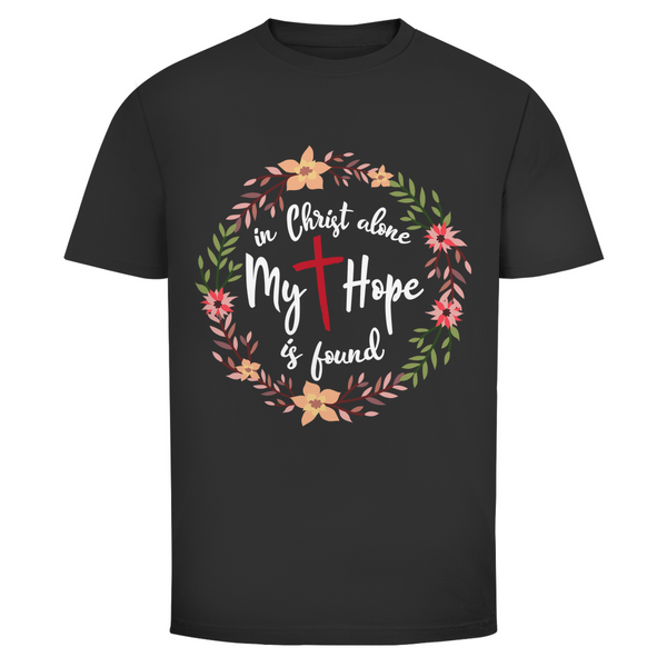 Herren T-Shirt in christ alone my hope is found