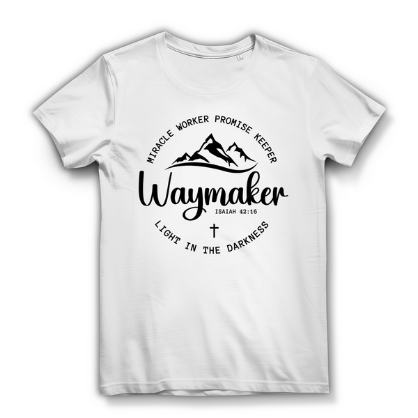 Damen Bio T-Shirt waymaker isaiah 42:16