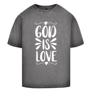 Oversize Washed T-Shirt god is love