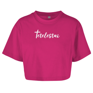Damen Oversize Crop Top königskind