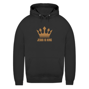 Damen Hoodie jesus is king krone