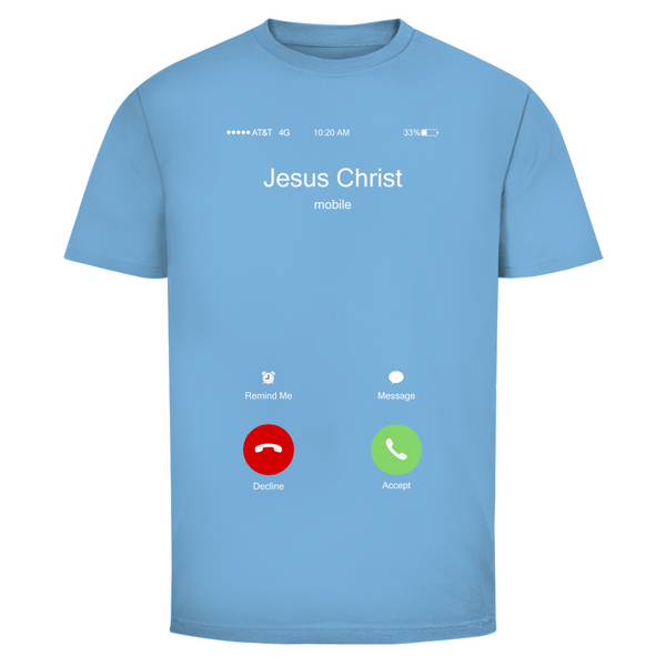 Herren T-Shirt jesus christ is calling