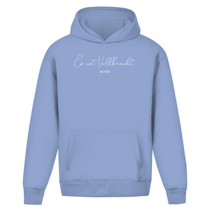 Oversize Hoodie Ohne Kordel es ist vollbracht joh 19:30
