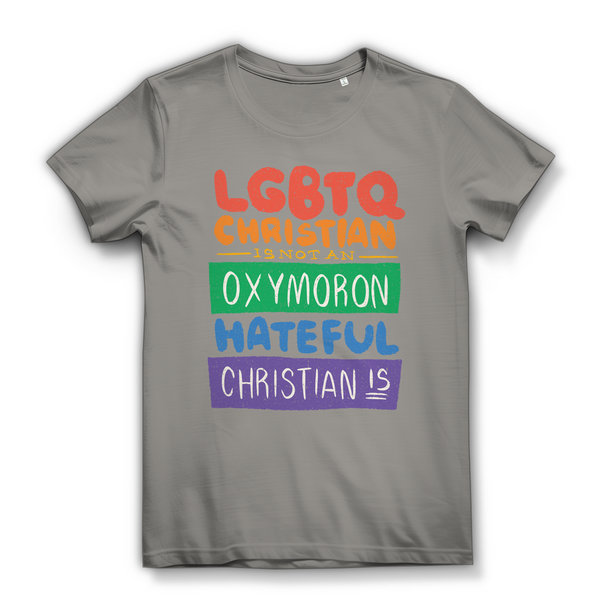 Damen Bio T-Shirt lgbtq christian