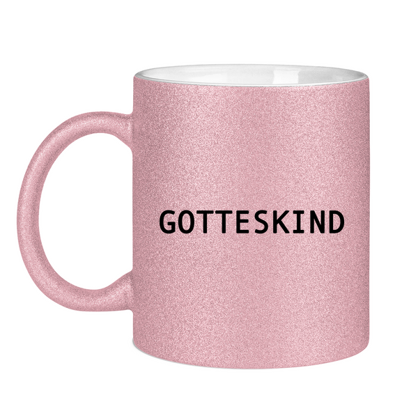 Glitzertasse gotteskind