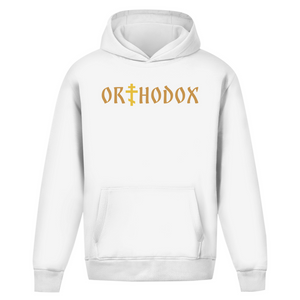 Oversize Hoodie Ohne Kordel orthodox kreuz