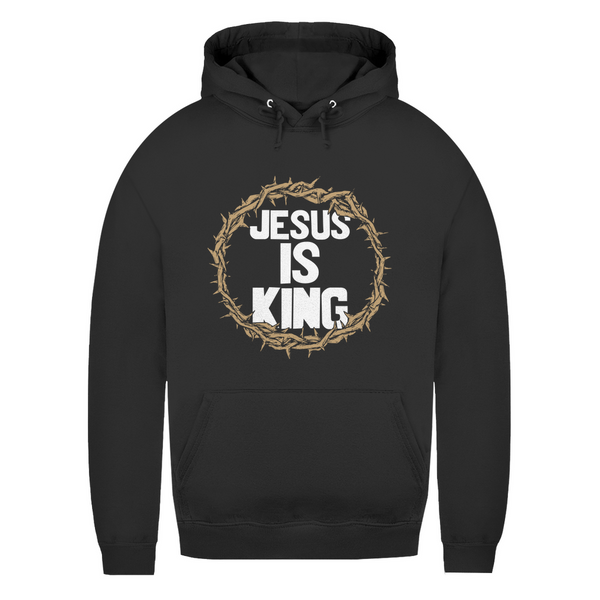 Damen Hoodie jesus is king dornenkrone