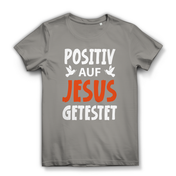 Damen Bio T-Shirt positiv auf jesus getestet